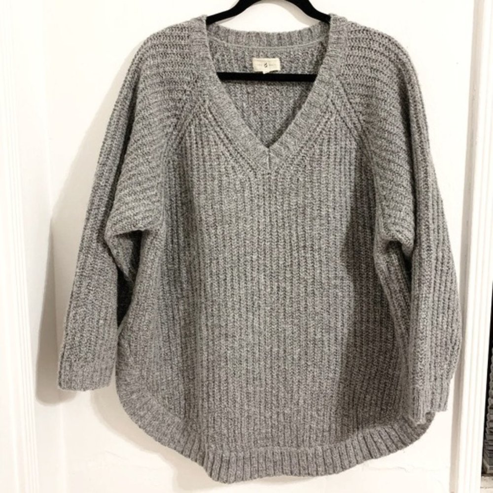 Lou & Grey Chunky Knit Pullover Sweater